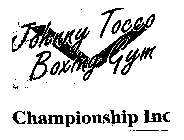 JOHNNY TOCCO BOXING GYM