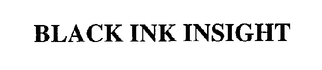 BLACK INK INSIGHT
