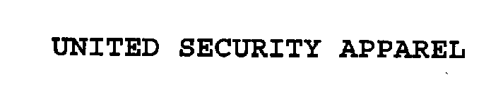 UNITED SECURITY APPAREL