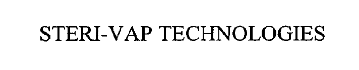 STERI-VAP TECHNOLOGIES