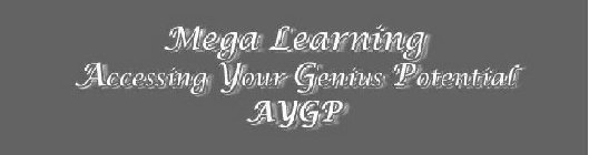 MEGA LEARNING ACCESSING YOUR GENIUS POTENTIAL AYGP