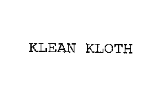 KLEAN KLOTH