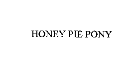 HONEY PIE PONY