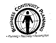 PLANNING RECOVERY RESUMPTION BUSINESS CONTINUITY PLANNING