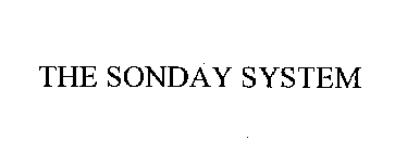 THE SONDAY SYSTEM