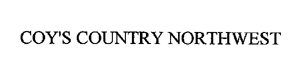 COY'S COUNTRY NORTHWEST