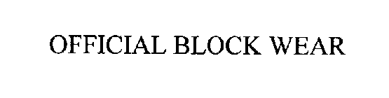 OFFICIAL BLOCK WEAR