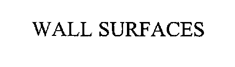 WALL SURFACES