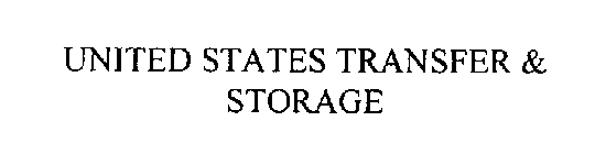 UNITED STATES TRANSFER & STORAGE