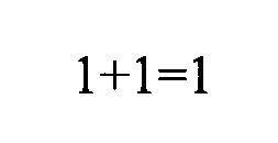 1+1=1