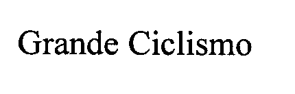 GRANDE CICLISMO