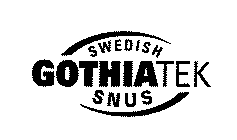 SWEDISH GOTHIATEK SNUS