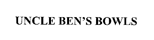 UNCLE BEN'S BOWLS