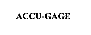 ACCU-GAGE