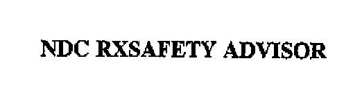 NDC RXSAFETY ADVISOR