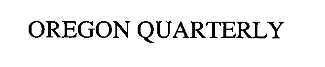 OREGON QUARTERLY