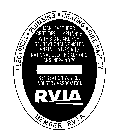 ELECTRICAL PLUMBING HEATING FIRE SAFETY MEMBER R.V.I.A MANUFACTURER CERTIFIES COMPLIANCE WITH STANDARD FOR RECREATIONAL VEHICLES ANSINO. A119.2 AND NATIONAL ELECTRICAL CODE ANSI/NFPA NO.70 RECREATION 