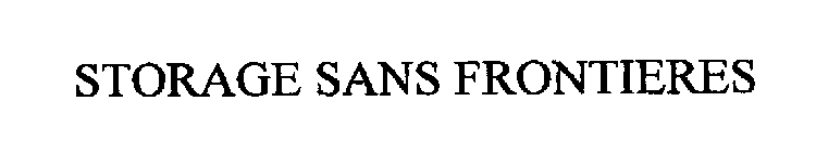 STORAGE SANS FRONTIERES