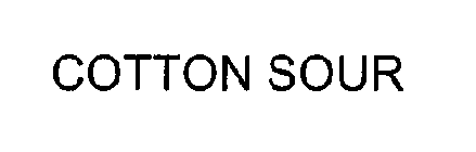 COTTON SOUR