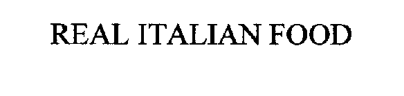 REAL ITALIAN FOOD