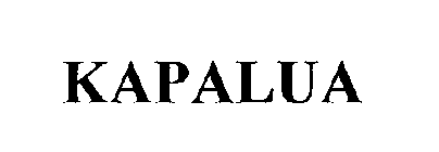 KAPALUA