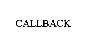CALLBACK