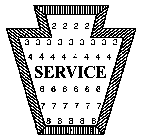SERVICE 2 3 4 6 7 8