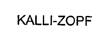 KALLI-ZOPF