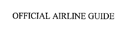 OFFICIAL AIRLINE GUIDE