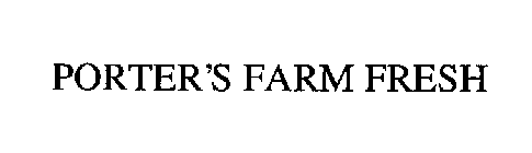 PORTER'S FARM FRESH