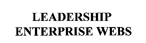 LEADERSHIP ENTERPRISE WEBS