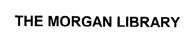 THE MORGAN LIBRARY