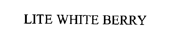 LITE WHITE BERRY