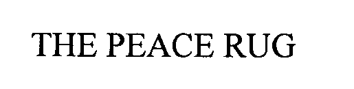 THE PEACE RUG