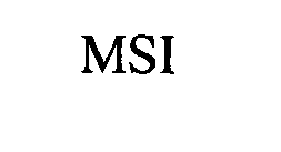 MSI