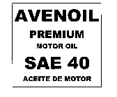 AVENOIL PREMIUM MOTOR OIL SAE 40 ACEITE DE MOTOR