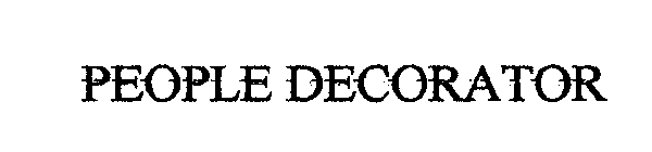 PEOPLE DECORATOR