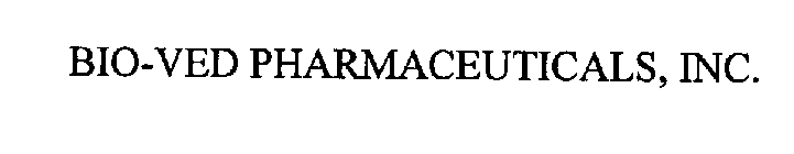 BIO-VED PHARMACEUTICALS, INC.