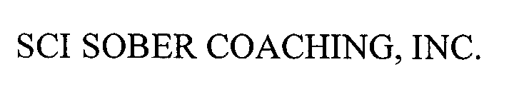 SCI SOBER COACHING, INC.