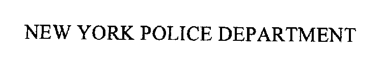 NEW YORK POLICE DEPARTMENT