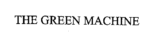 THE GREEN MACHINE