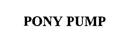 PONY PUMP