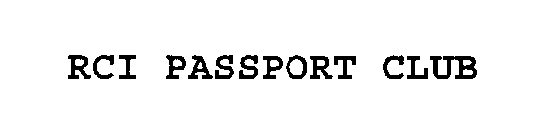 RCI PASSPORT CLUB