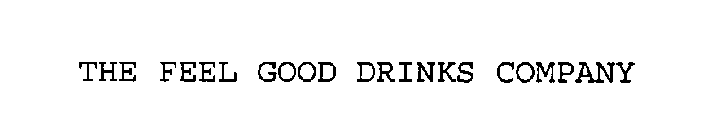 THE FEEL GOOD DRINKS COMPANY