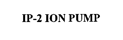 IP-2 ION PUMP