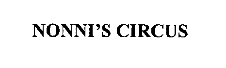 NONNI'S CIRCUS