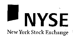 NYSE NEW YORK STOCK EXCHANGE