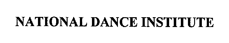 NATIONAL DANCE INSTITUTE