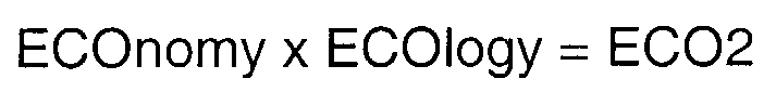 ECONOMY X ECOLOGY = ECO2