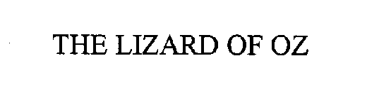 THE LIZARD OF OZ